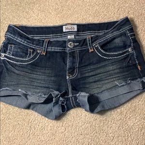 Denim shorts